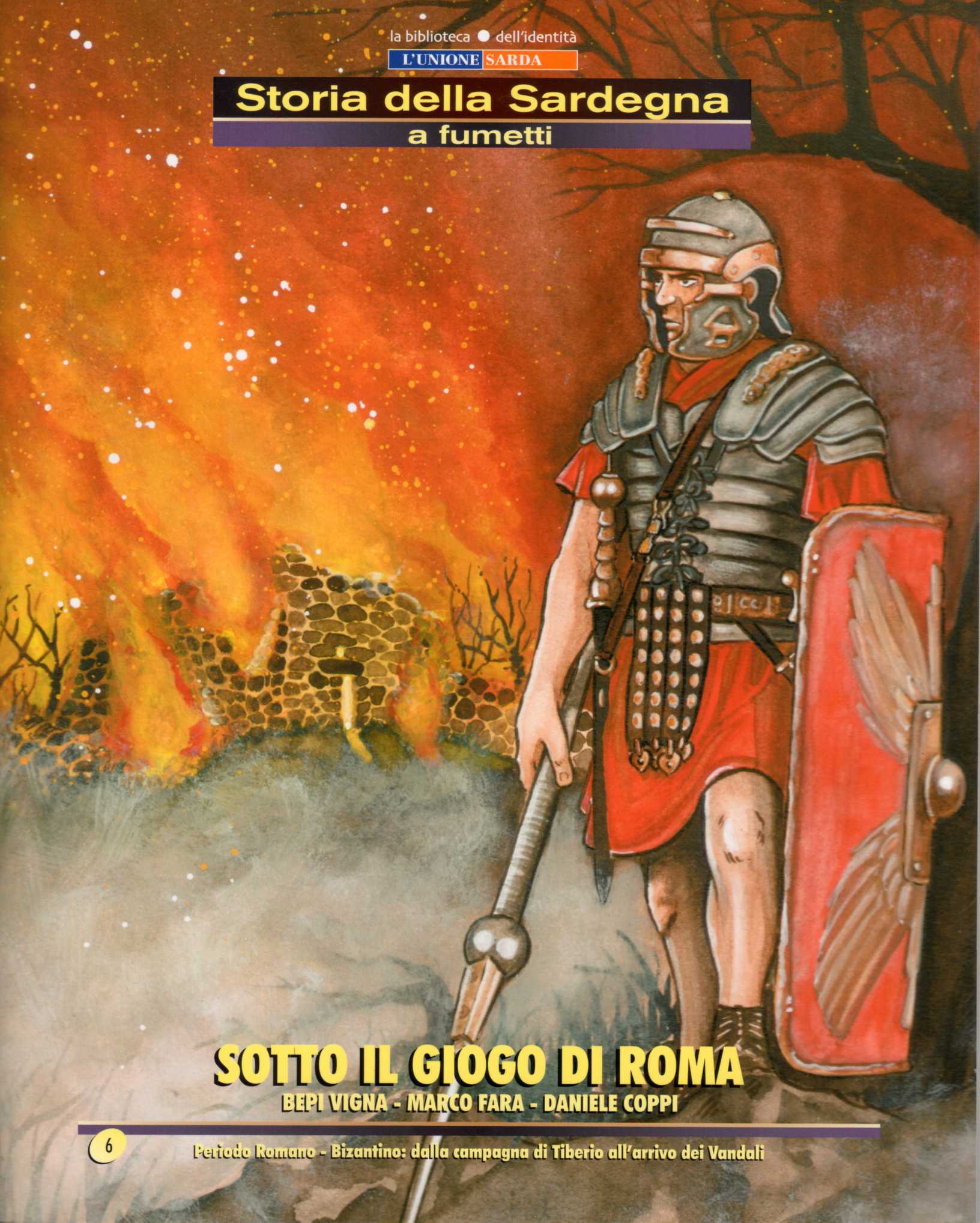 Copertina del fumetto Storia della Sardegna a fumetti